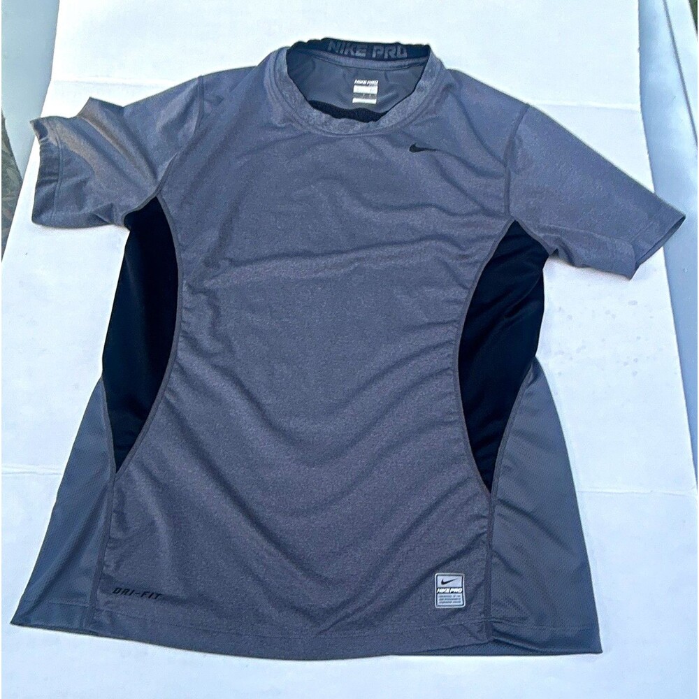 Nike Pro Dri-FIT Padded Breathable Shirt Gray/Black S